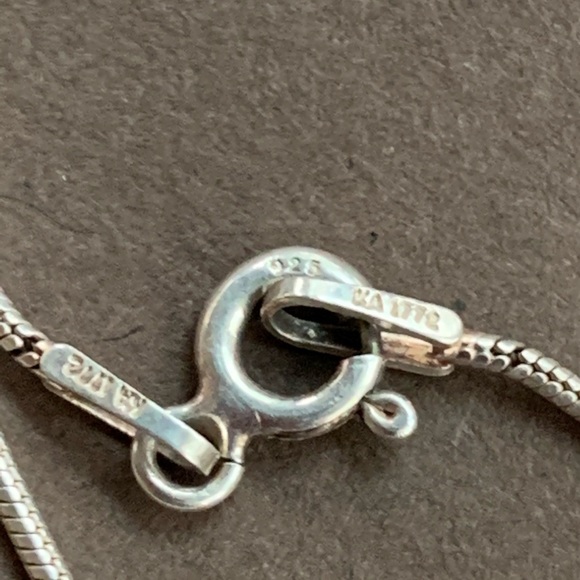 SILPADA Sterling Silver Amber pendant necklace - Picture 3 of 13